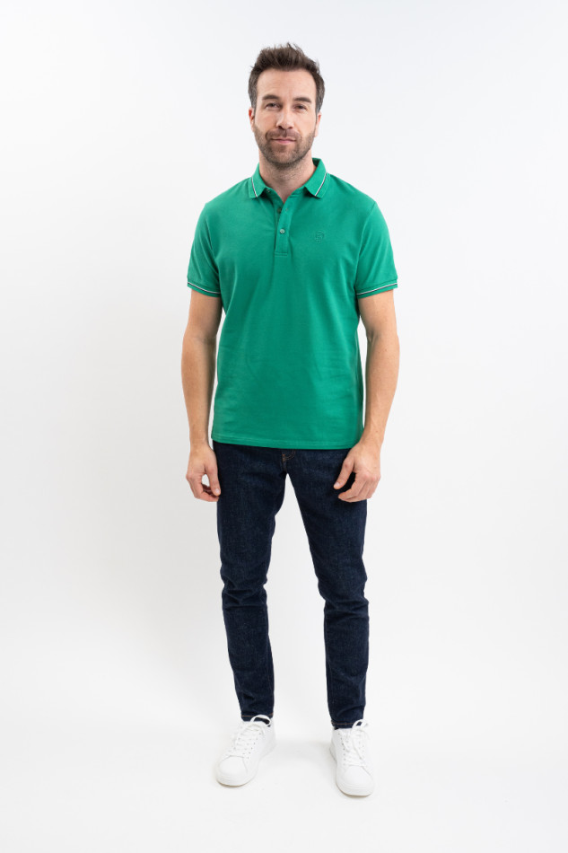 Oscar Heren MC Polo - Smaragdgroen