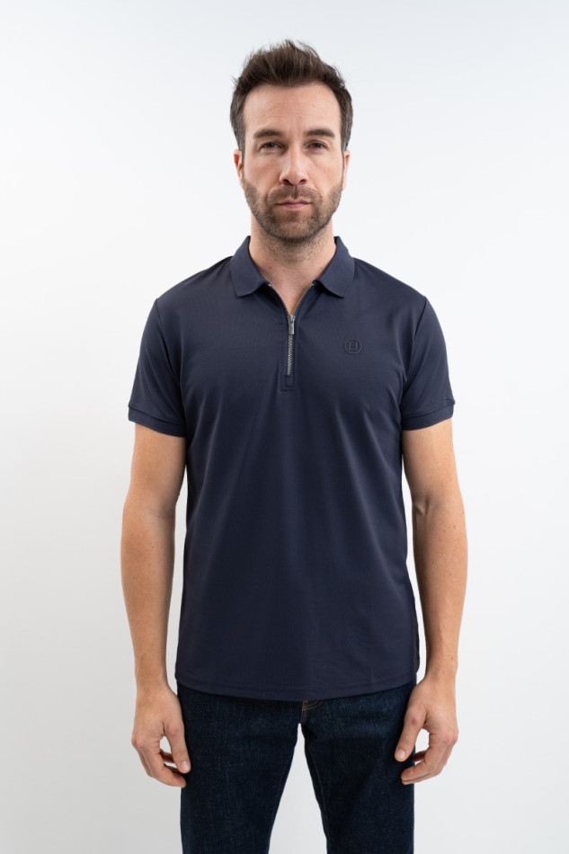 Polo Pirano MC para hombre - Azul marino Polo Pirano MC para hombre - Azul marino