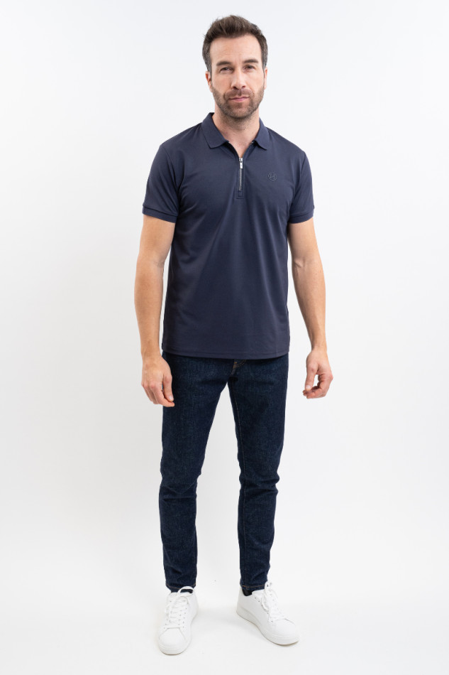 Polo Pirano MC para hombre - Azul marino Polo Pirano MC para hombre - Azul marino
