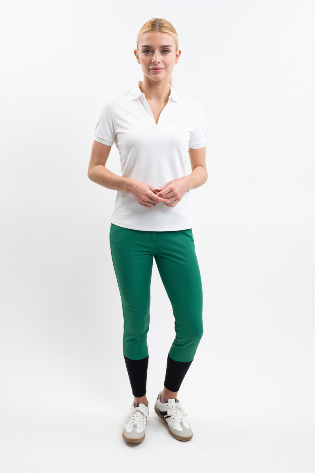 Popsy Polo MC Femme - Blanc (White)