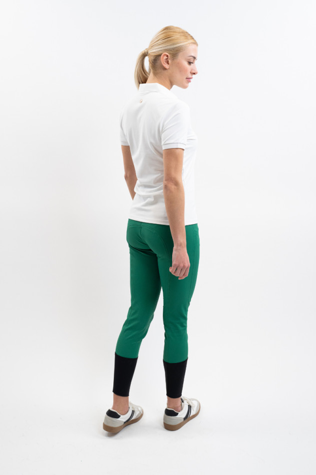 Polo de mujer Popsy MC - Blanco