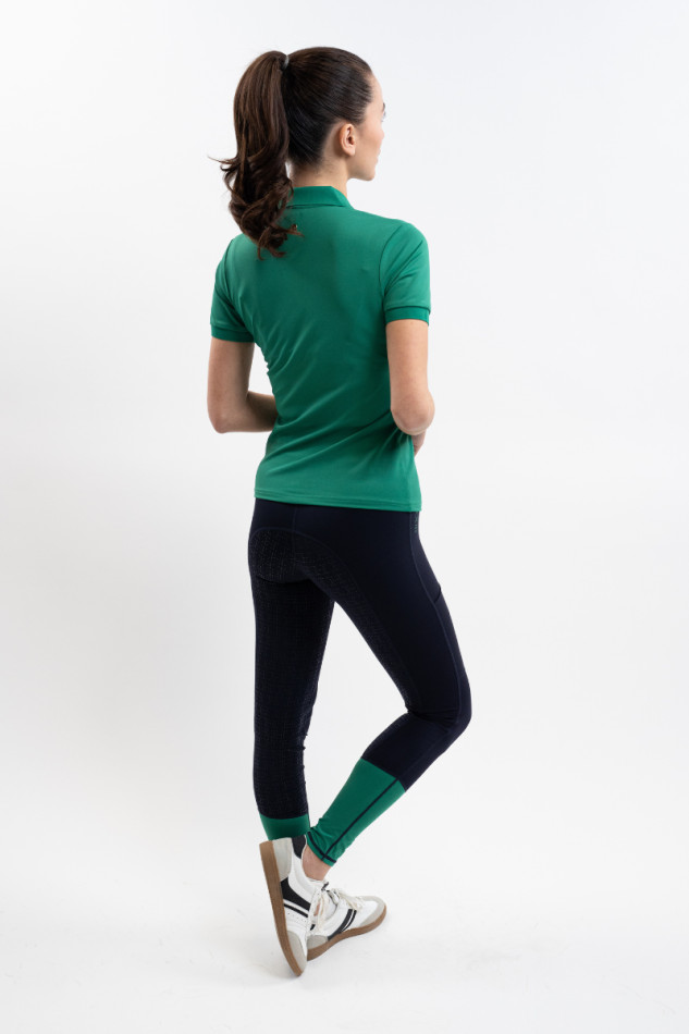 Popsy Polo MC Frau - Emerald Green