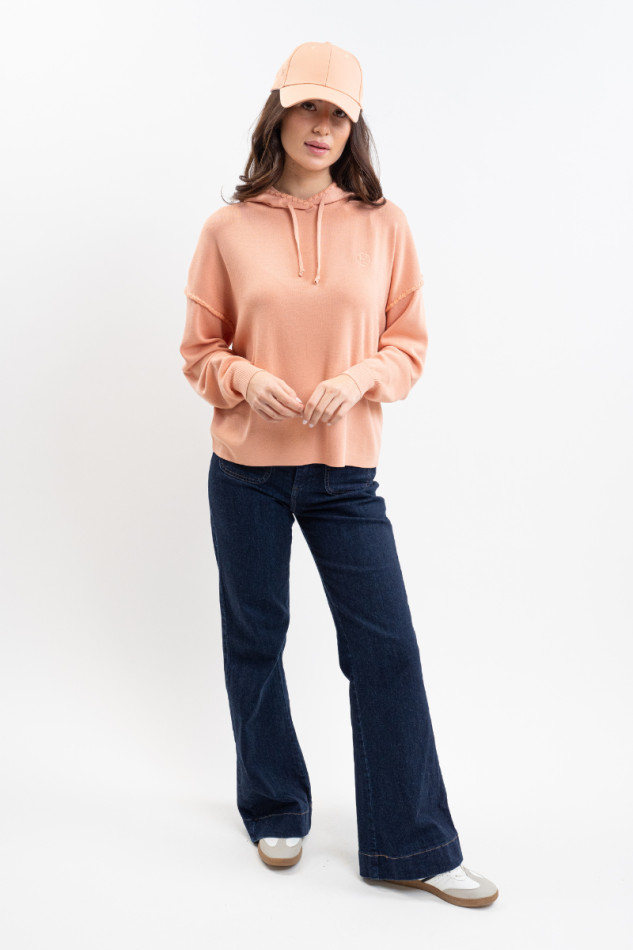 Plume Women's Hoodie - Apricot Plume Women's Hoodie - Apricot
