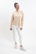 Felpa con cappuccio Plume Donna - Lino Felpa con cappuccio Plume Donna - Lino
