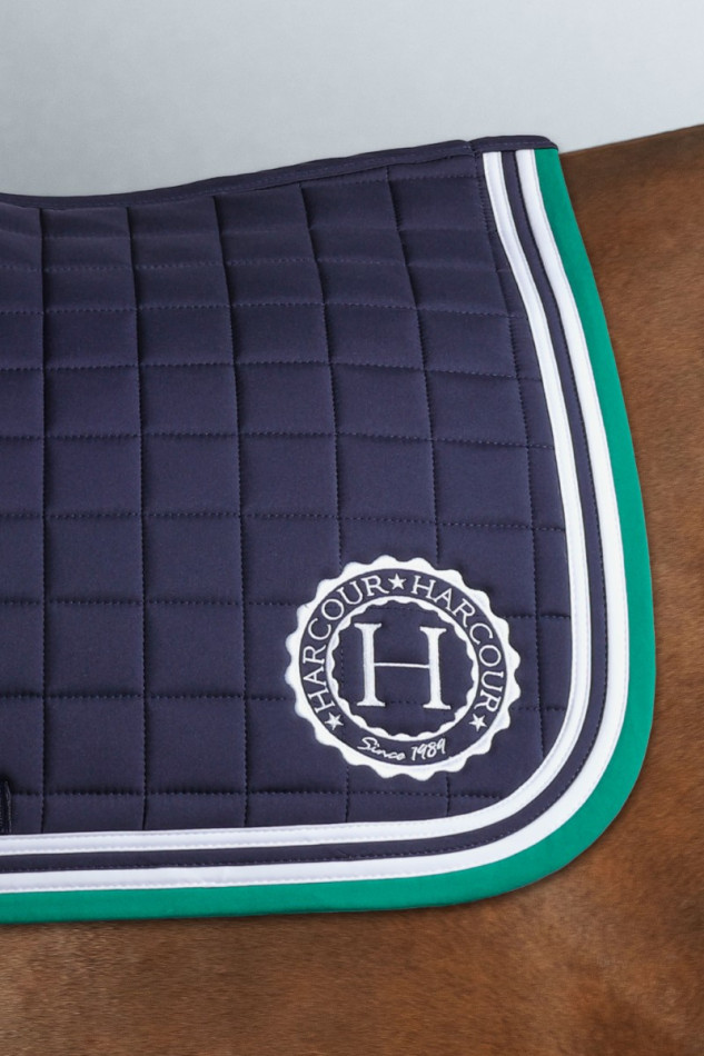 Mantilla blanda - Azul marino/Verde esmeralda