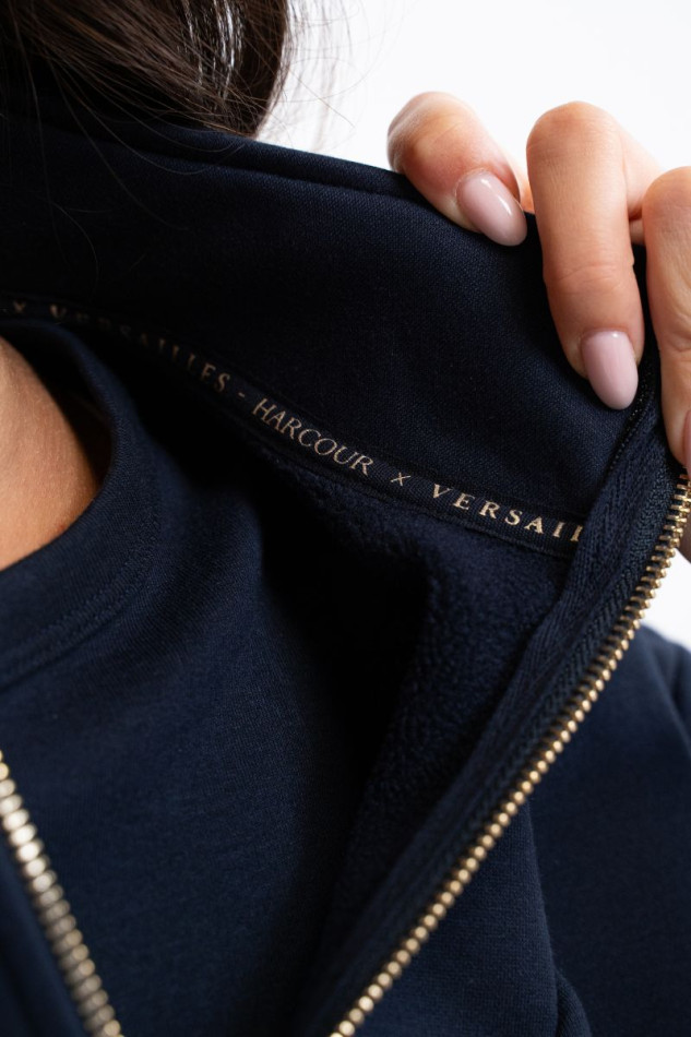 Louise Women's Zip Sweat Versailles - Navy Louise Women's Zip Sweat Versailles - Navy