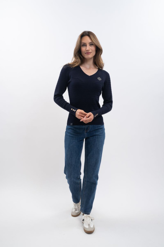 Antoinette Vrouwen Trui Versailles - Navy