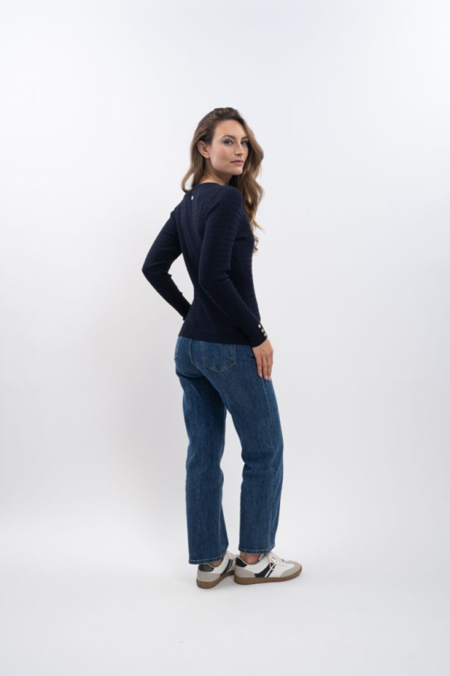 Antoinette Vrouwen Trui Versailles - Navy