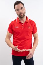 Polo Dranse Hombre SWISS EQUESTRIAN FRIENDS - Rojo (Rojo) Polo Dranse Hombre SWISS EQUESTRIAN FRIENDS - Rojo (Rojo)