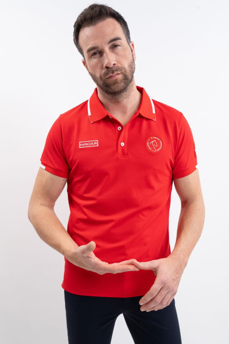 Dranse Polo Man SWISS EQUESTRIAN FRIENDS - Rood (Red)