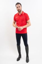 Polo Dranse Hombre SWISS EQUESTRIAN FRIENDS - Rojo (Rojo) Polo Dranse Hombre SWISS EQUESTRIAN FRIENDS - Rojo (Rojo)