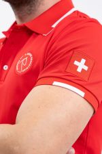 Dranse Polo Herren SWISS EQUESTRIAN FRIENDS - Rot (Red) Dranse Polo Herren SWISS EQUESTRIAN FRIENDS - Rot (Red)