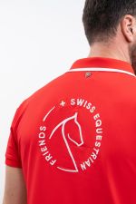 Dranse Polo Man SWISS EQUESTRIAN FRIENDS - Red (Red) Dranse Polo Man SWISS EQUESTRIAN FRIENDS - Red (Red)
