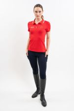 Polo de mujer Douve SWISS EQUESTRIAN FRIENDS - Rojo (Rojo) Polo de mujer Douve SWISS EQUESTRIAN FRIENDS - Rojo (Rojo)