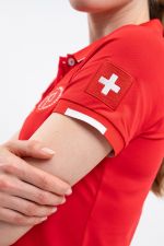 Polo de mujer Douve SWISS EQUESTRIAN FRIENDS - Rojo (Rojo) Polo de mujer Douve SWISS EQUESTRIAN FRIENDS - Rojo (Rojo)