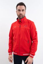 Menthue Unisex Jas SWISS EQUESTRIAN FRIENDS - Rood Menthue Unisex Jas SWISS EQUESTRIAN FRIENDS - Rood