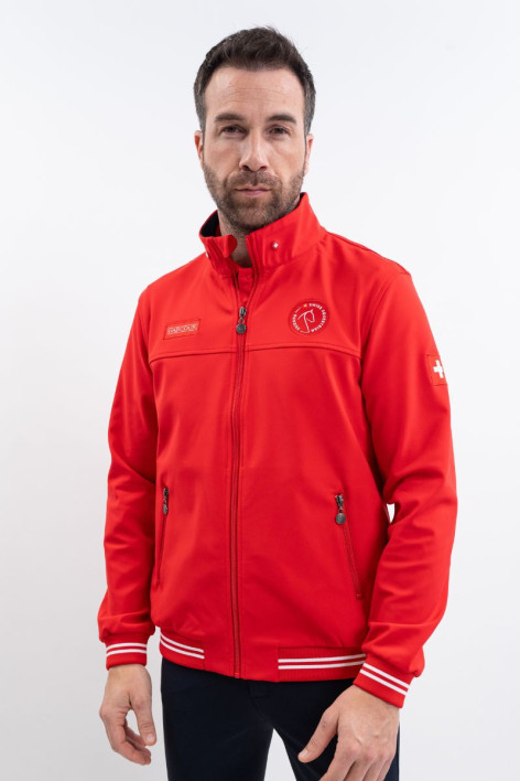 Chaqueta unisex Menthue SWISS EQUESTRIAN FRIENDS - Rojo