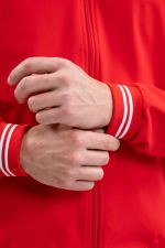 Menthue Unisex Jas SWISS EQUESTRIAN FRIENDS - Rood Menthue Unisex Jas SWISS EQUESTRIAN FRIENDS - Rood