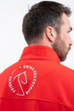 Menthue Unisex Jas SWISS EQUESTRIAN FRIENDS - Rood Menthue Unisex Jas SWISS EQUESTRIAN FRIENDS - Rood