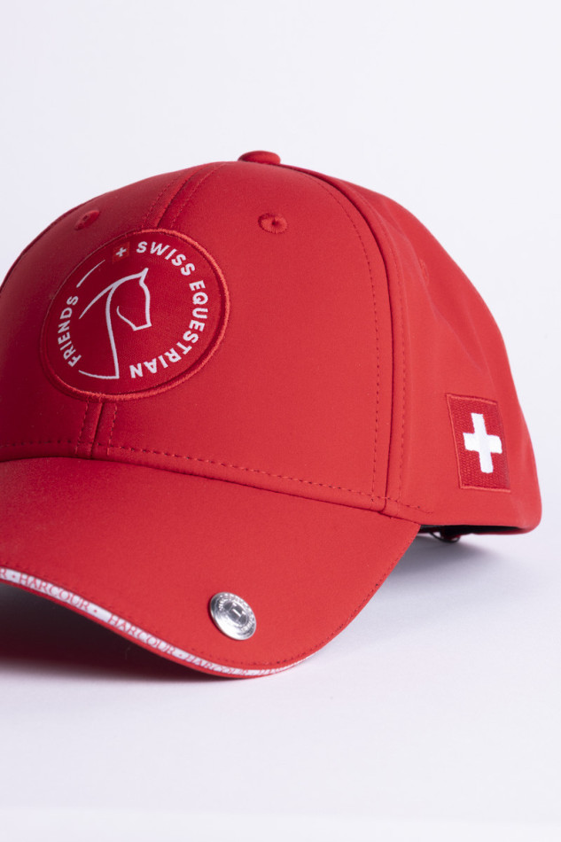 Gorra Zhil SWISS EQUESTRIAN FRIENDS - Rojo Gorra Zhil SWISS EQUESTRIAN FRIENDS - Rojo