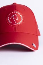 Zhil Casquette SWISS EQUESTRIAN FRIENDS - Rouge (Red) Zhil Casquette SWISS EQUESTRIAN FRIENDS - Rouge (Red)