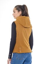 Bernie Mouwloos vest voor dames - Goudgeel Bernie Mouwloos vest voor dames - Goudgeel
