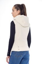 Bernie Mouwloos Vest voor dames - Ivoor Bernie Mouwloos Vest voor dames - Ivoor