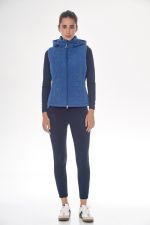Bernie Mouwloos Gilet voor dames - Staalblauw Bernie Mouwloos Gilet voor dames - Staalblauw