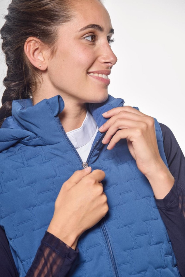 Chaleco sin mangas Bernie Mujer - Azul acero