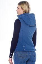 Bernie Damen Ärmellose Weste - Steel Blue Bernie Damen Ärmellose Weste - Steel Blue