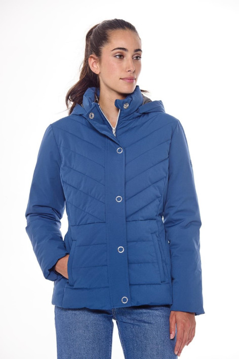 Parka para mujer Jolina - Azul acero