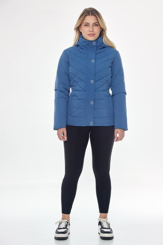 Parka para mujer Jolina - Azul acero
