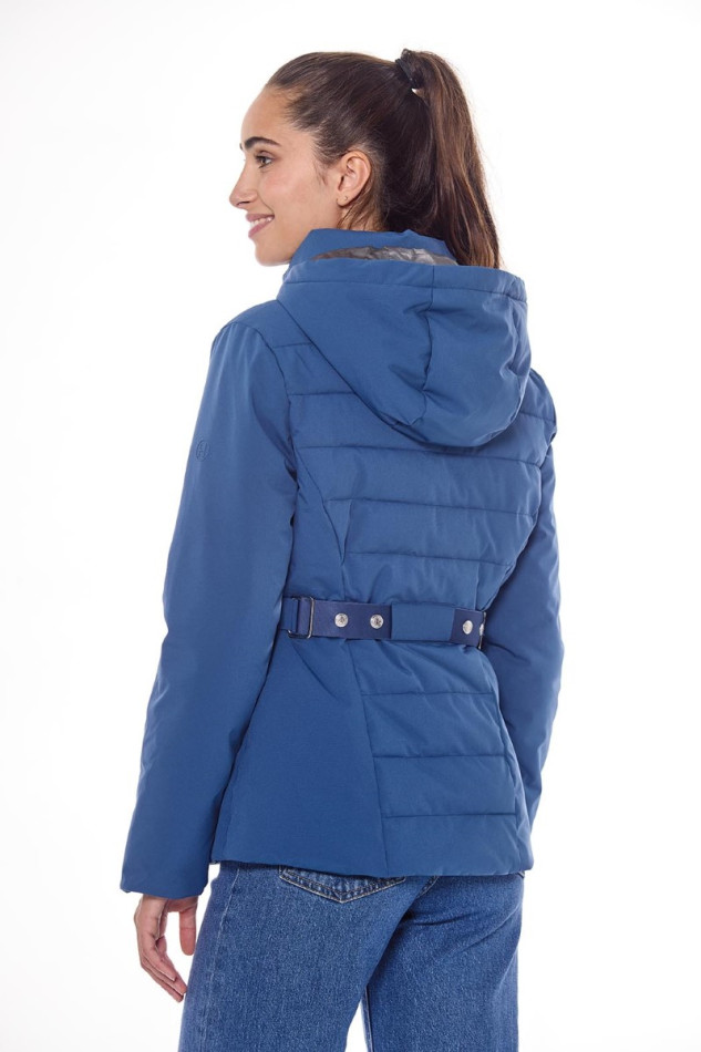 Parka para mujer Jolina - Azul acero