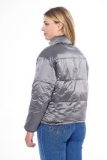 Janari Puffer Jacket - Azul marino/Plata Janari Puffer Jacket - Azul marino/Plata
