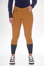 Boogie dames rijbroek met volledige zitting Rider - Goudgeel Boogie dames rijbroek met volledige zitting Rider - Goudgeel