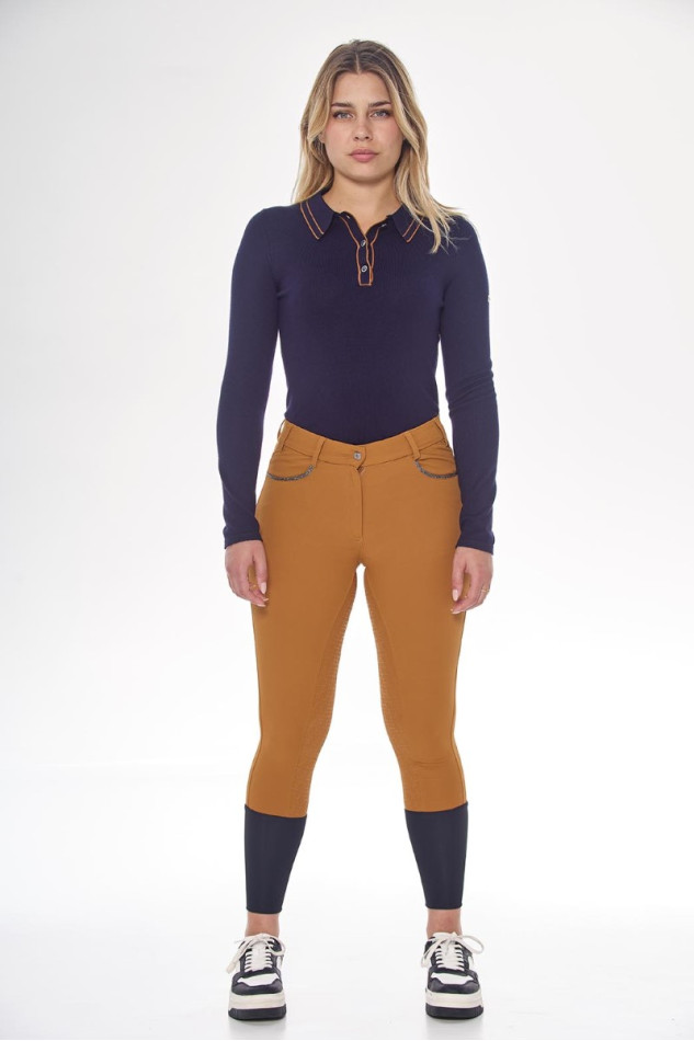 Boogie Reithose Full seat Frau Rider - Golden Yellow
