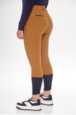 Pantalón de equitación Boogie de asiento integral para mujer - Amarillo dorado Pantalón de equitación Boogie de asiento integral para mujer - Amarillo dorado