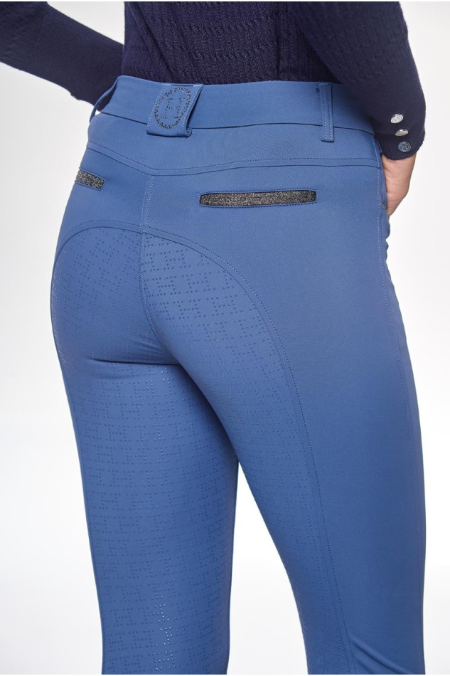 Boogie Reithose Full seat Women Rider - Steel Blue