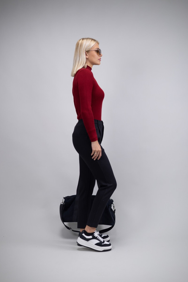 Pavia Jersey Chino Mujer - Negro Pavia Jersey Chino Mujer - Negro