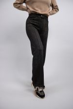 Poba Pantalon Tailleur Femme Winter 23 - Black Gold Poba Pantalon Tailleur Femme Winter 23 - Black Gold
