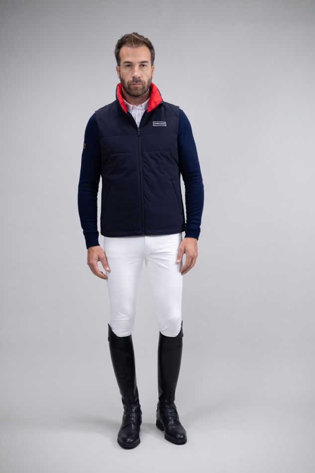 Atome Heren mouwloos vest Rider France - Navy