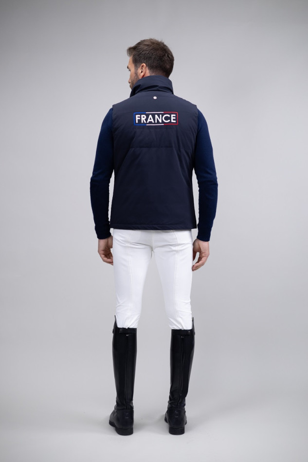 Chaleco sin mangas Atome Hombre Rider Francia - Azul marino