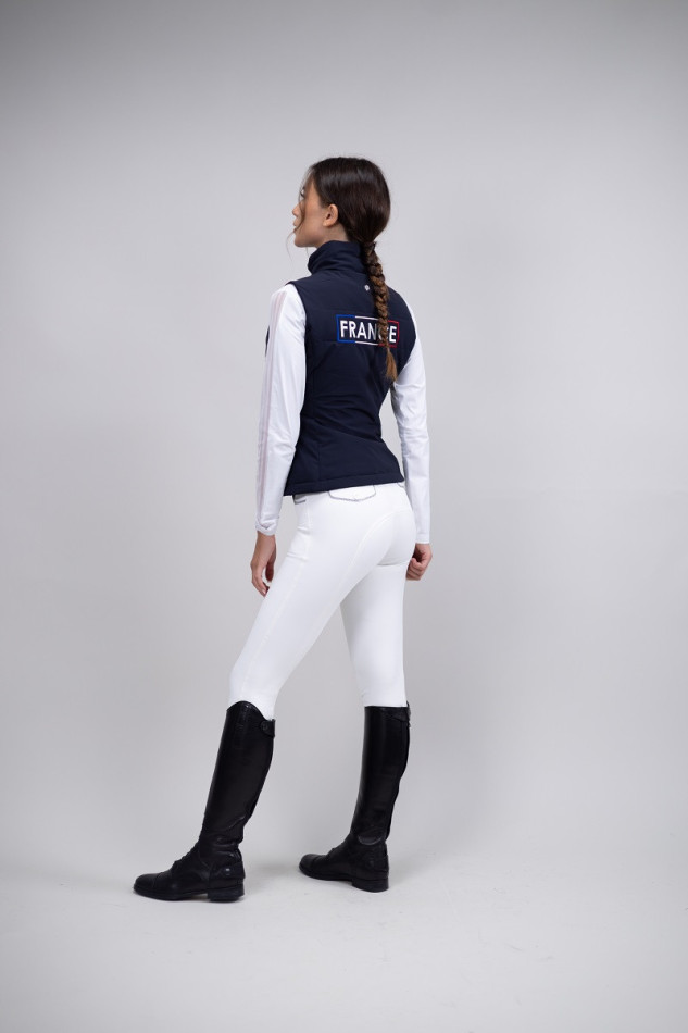 Baccarat Dames Rider France Mouwloos Vest - Navy Baccarat Dames Rider France Mouwloos Vest - Navy