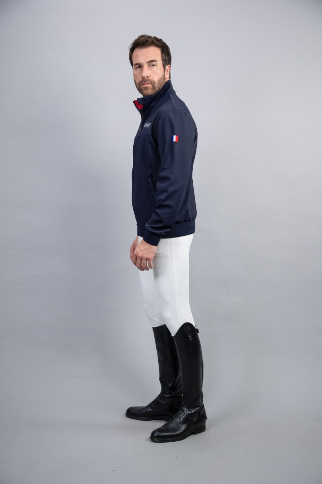 Jagger Men's Rider Jacket France - Navy