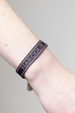 Pulsera Baya - Azul marino/Abaricoque Pulsera Baya - Azul marino/Abaricoque