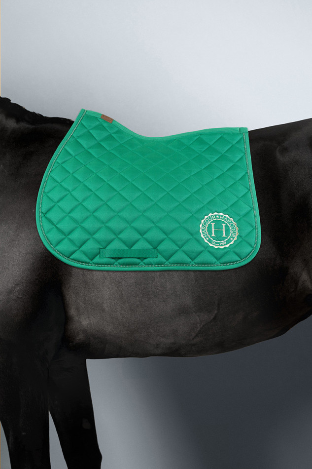 PACK Sunny mat and Funny bonnet - Green/Light Gold PACK Sunny mat and Funny bonnet - Green/Light Gold