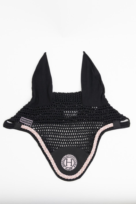 Suzette Bonnet Caballo - Negro/Rosa