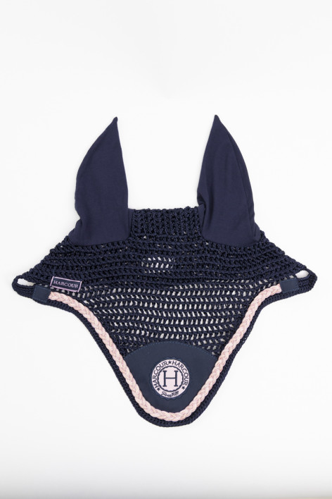 Suzette Bonnet Horse - Azul Marino/Rosa