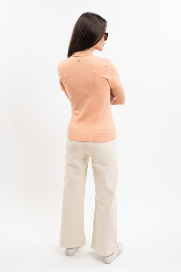 Pamoly Polo MC Femme - Abricot (Apricot) Pamoly Polo MC Femme - Abricot (Apricot)