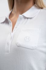 Polo de mujer Pamoly MC - Blanco Polo de mujer Pamoly MC - Blanco